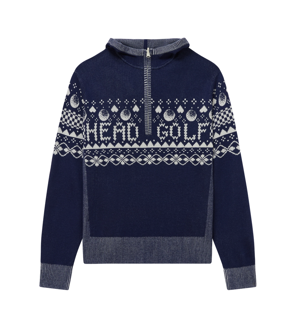 Knit Zip Hoodie