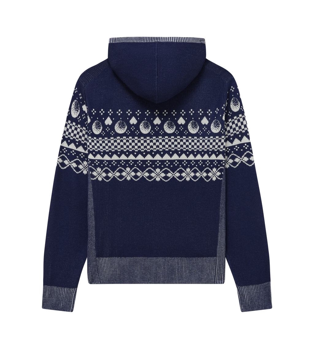 Knit Zip Hoodie